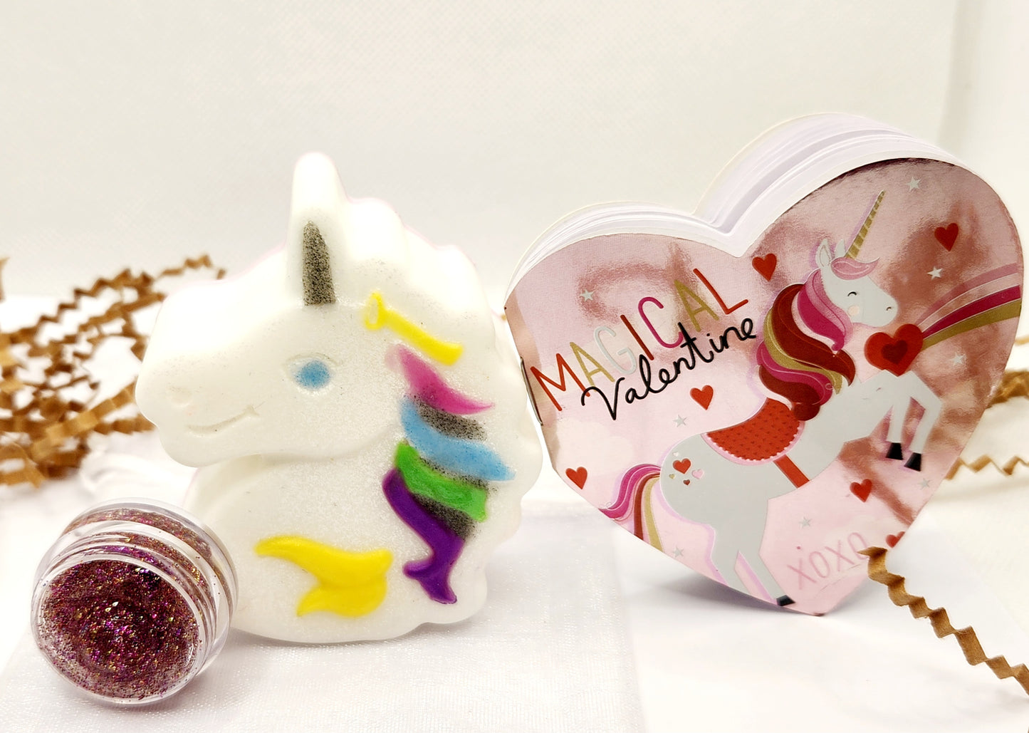 Unicorn soap Valentines